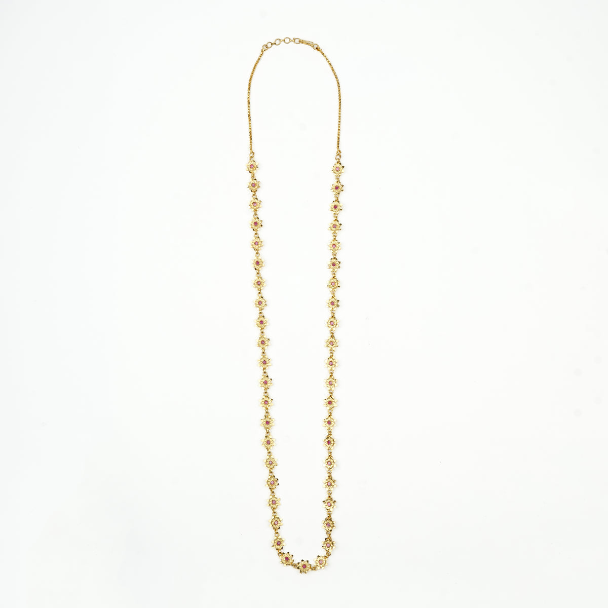 22K Gold Plated Fashion Bakul Haar – Single Layer