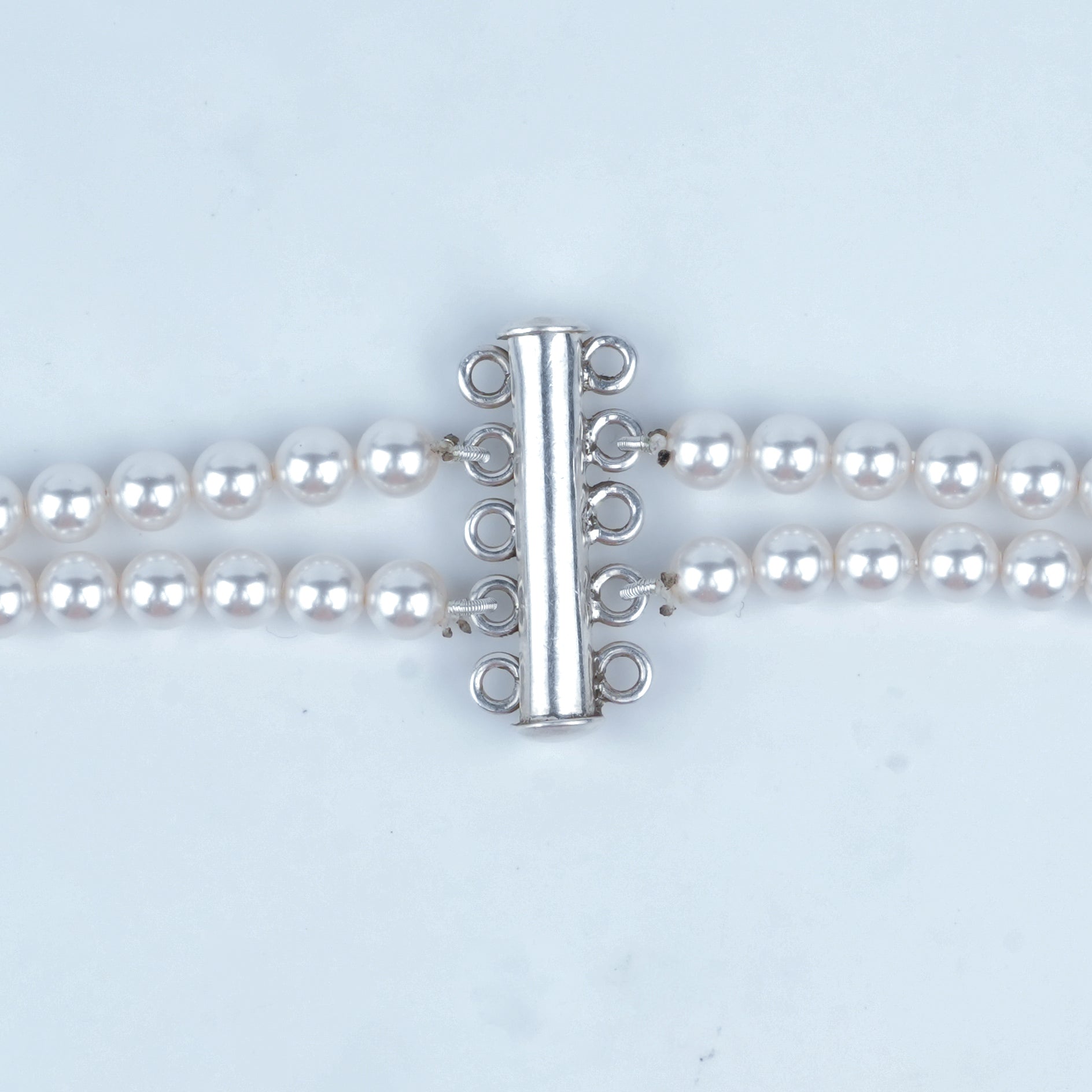 Luxe Necklace – Labradorite & Pearls