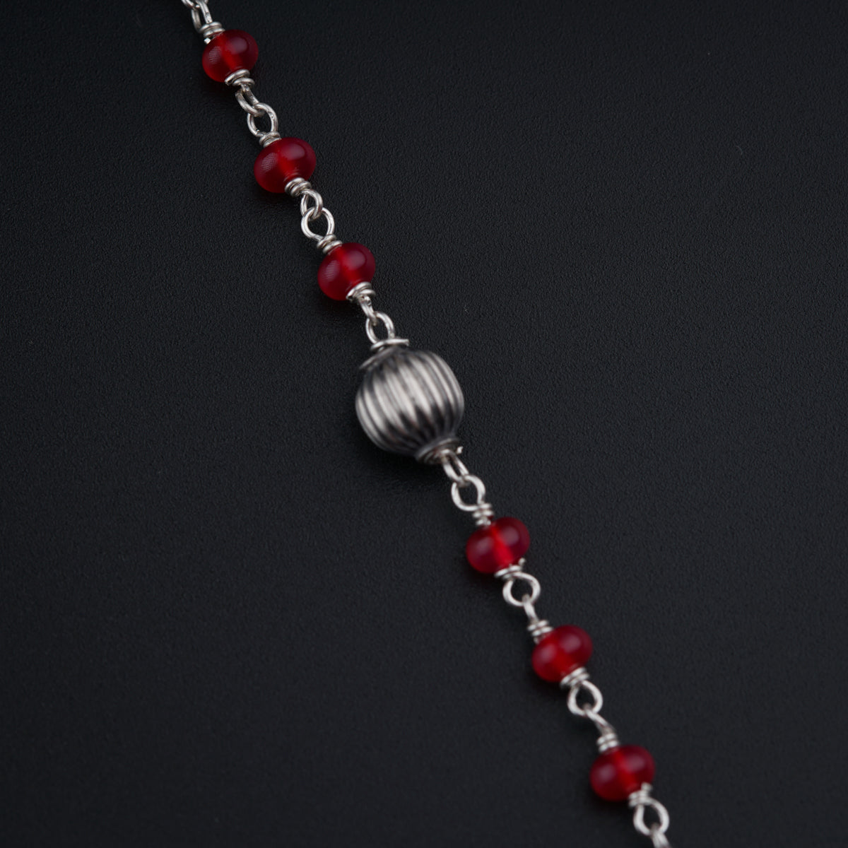 Moonlit Sky Necklace with Rubies