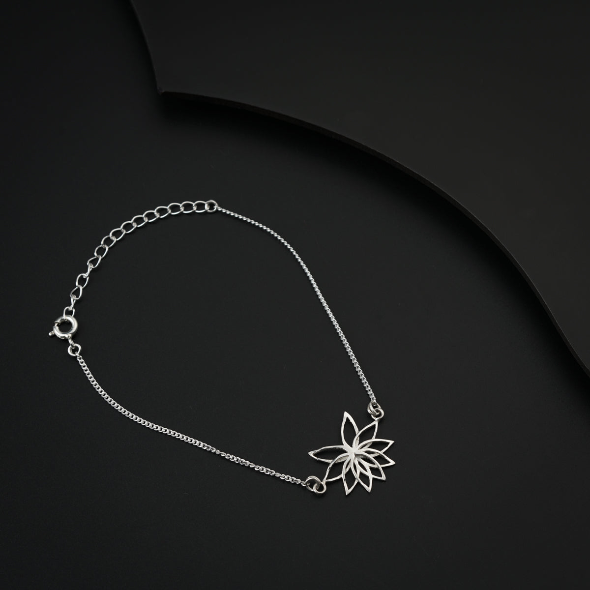 Lotus Silver Bracelet