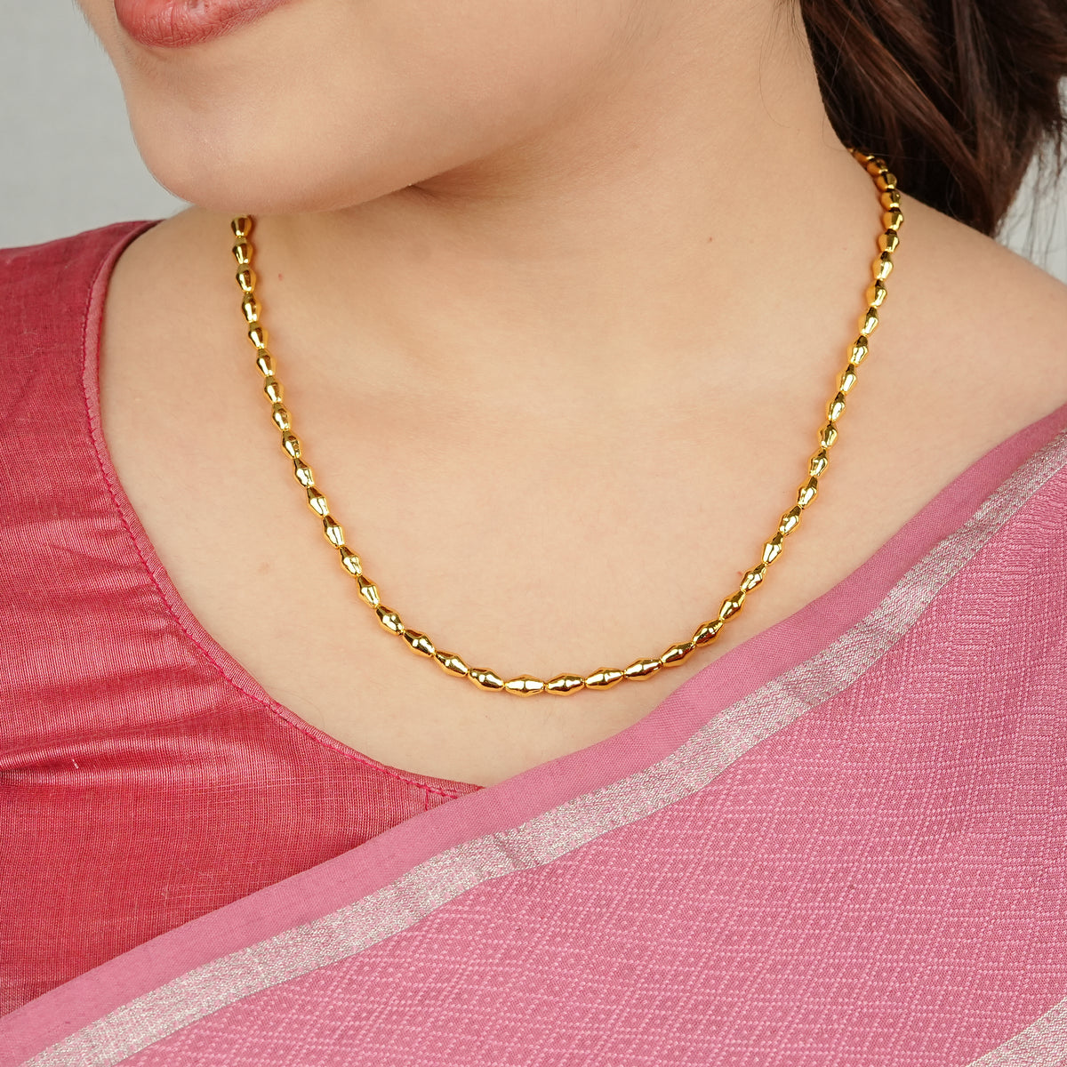 22K Gold Plated Fashion Dholki Maal – Single Layer