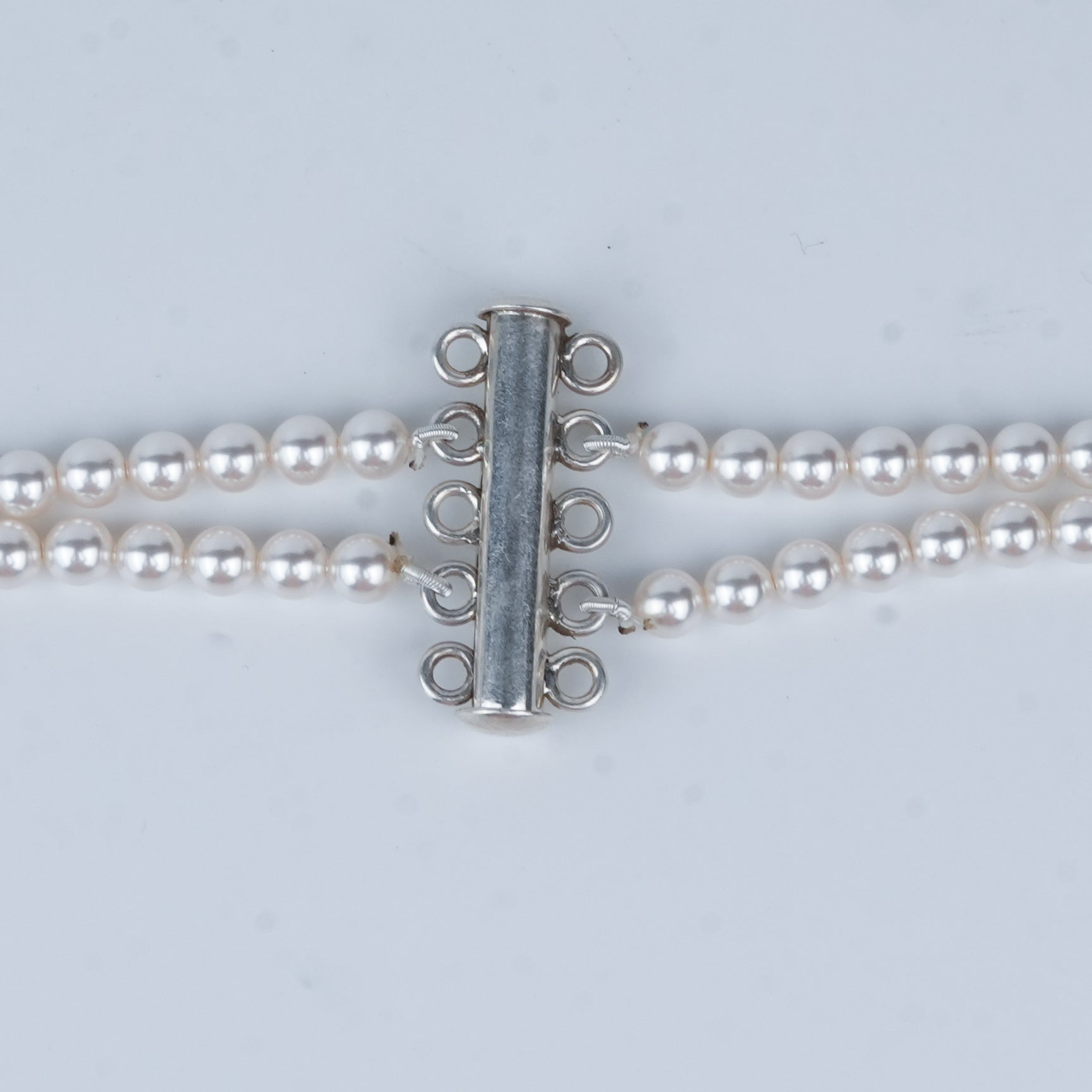 Luxe Necklace – Rhodonite & Pearls