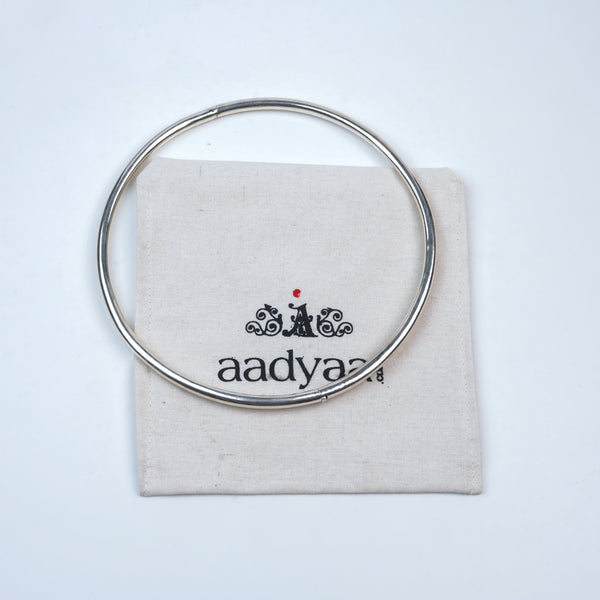 Silver Plain Hasli Necklace