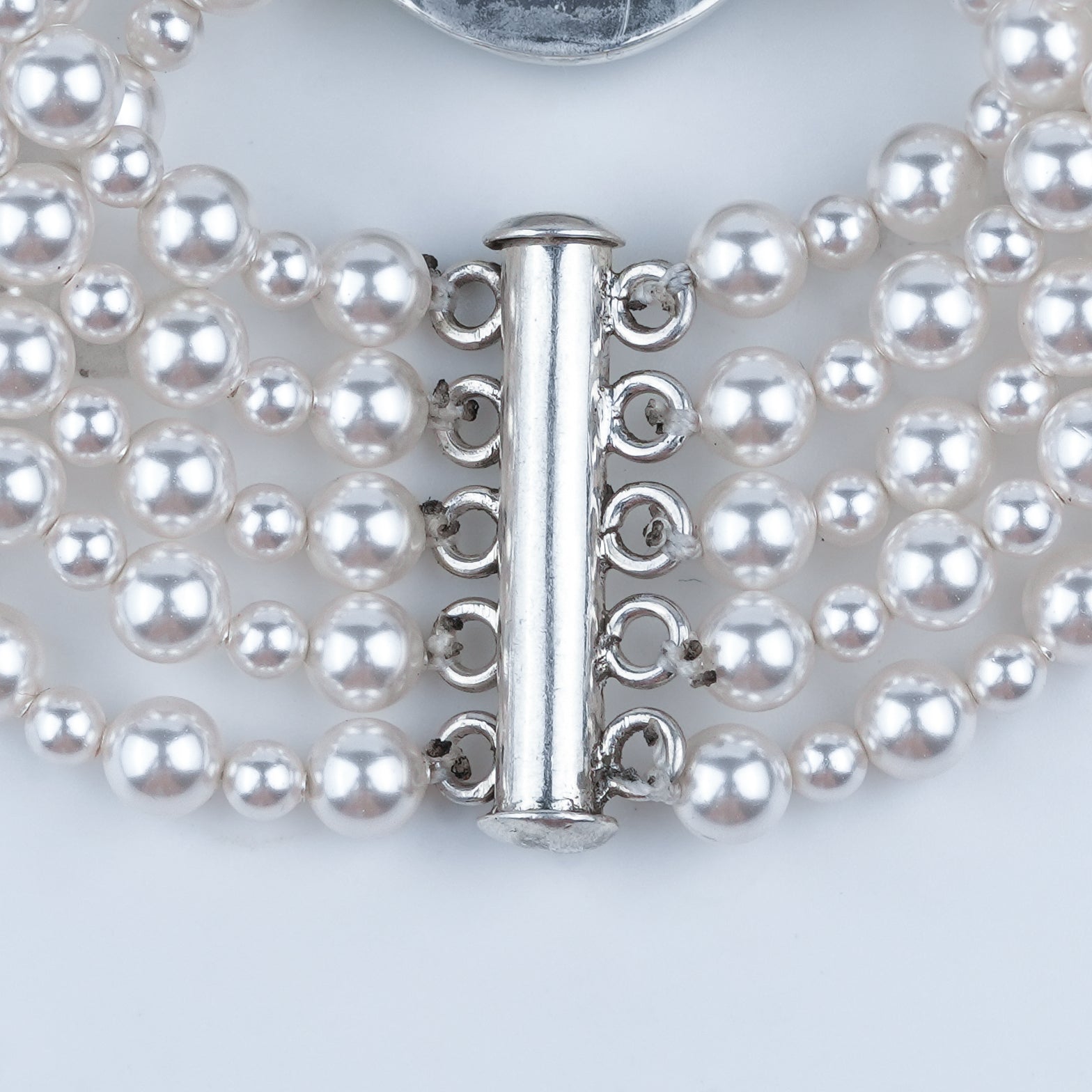 Luxe Bracelet – Green Onyx & Pearls