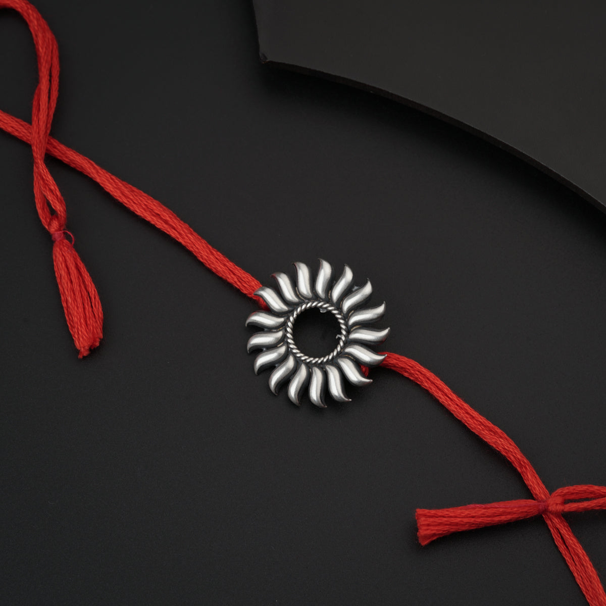 Silver Surya Rakhi/Pendant