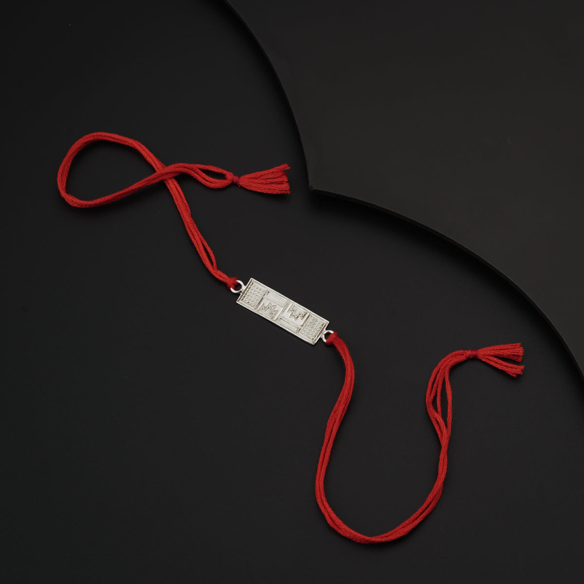Silver Stripe Rakhi