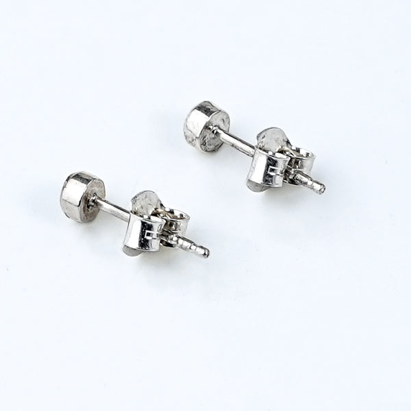 Tiny Black CZ Stud