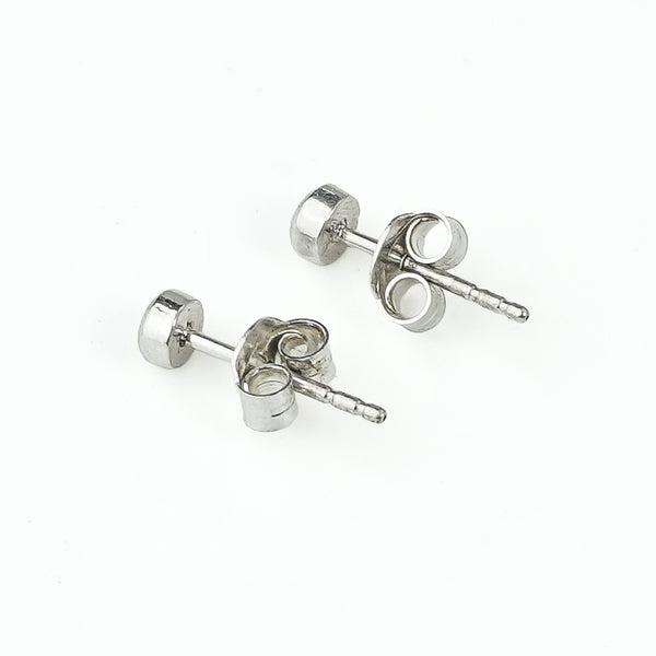 Tiny Blue CZ Stud