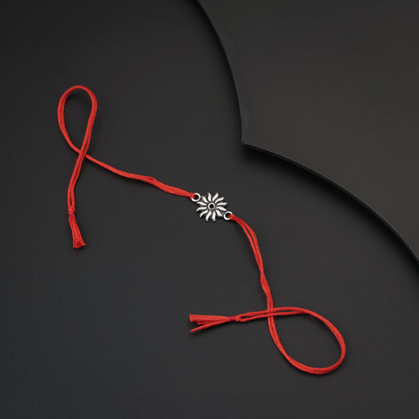 Silver Surya Rakhi small