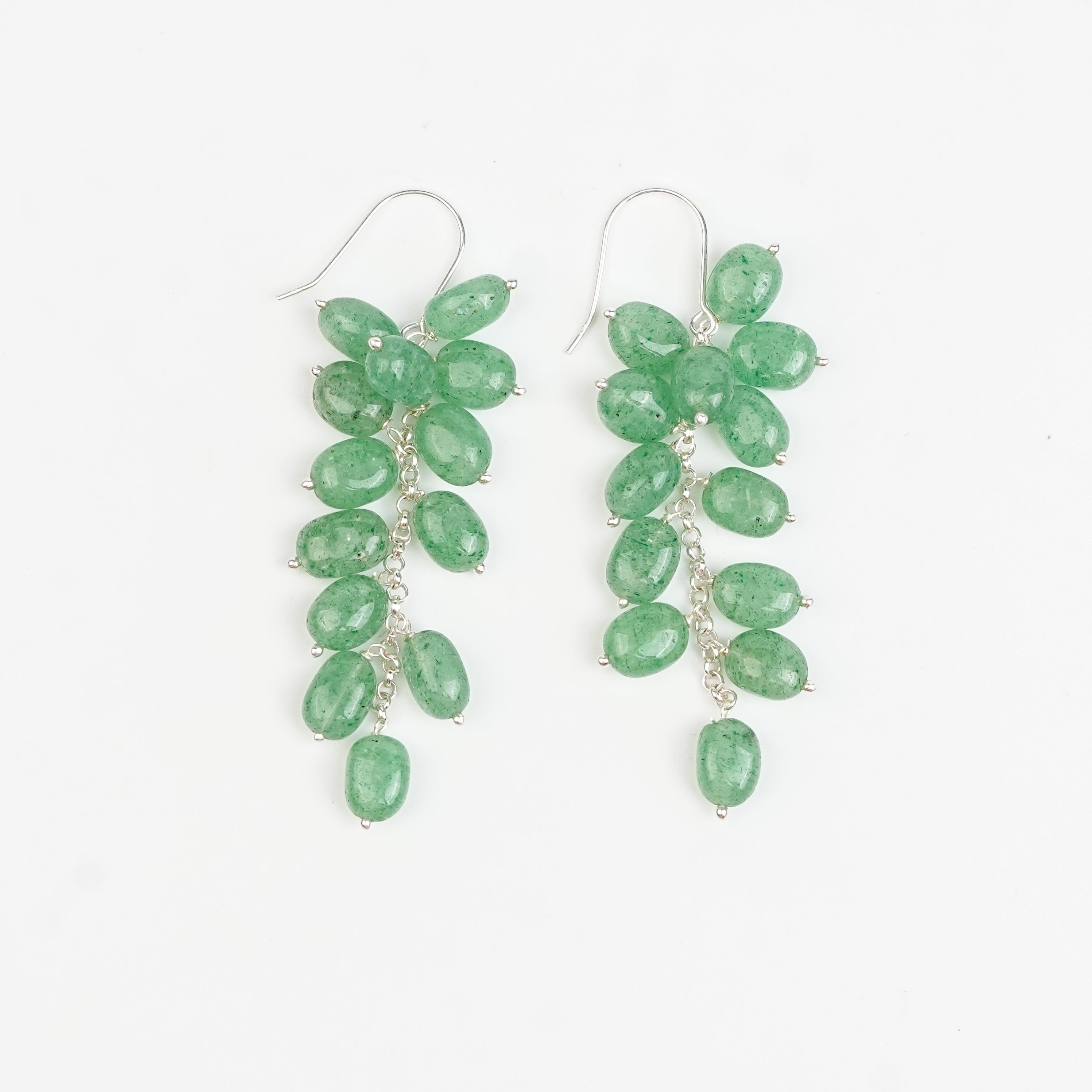 Russian Quartz Grape Earrings (Project Handmade)