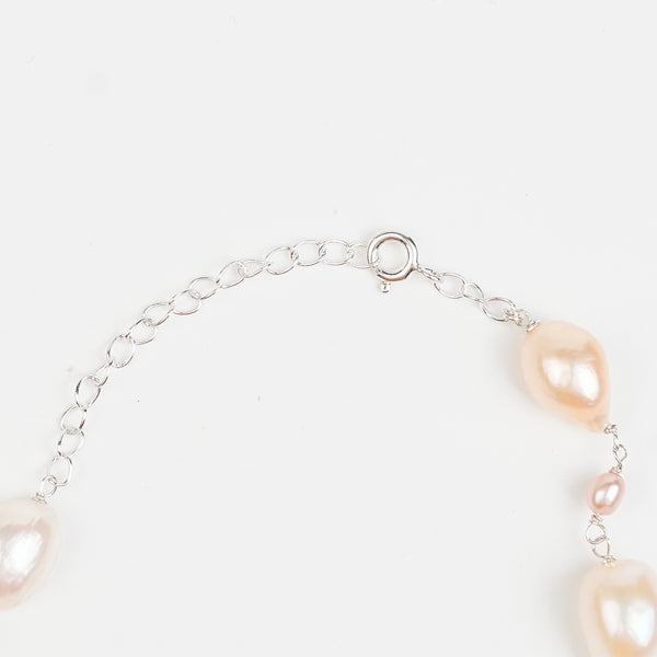 Fresh Water and Rice Pearl Ganthan Necklace