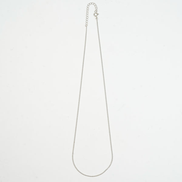 Unisex Thin Silver Chain – 24 Inches | 92.5 Sterling Silver