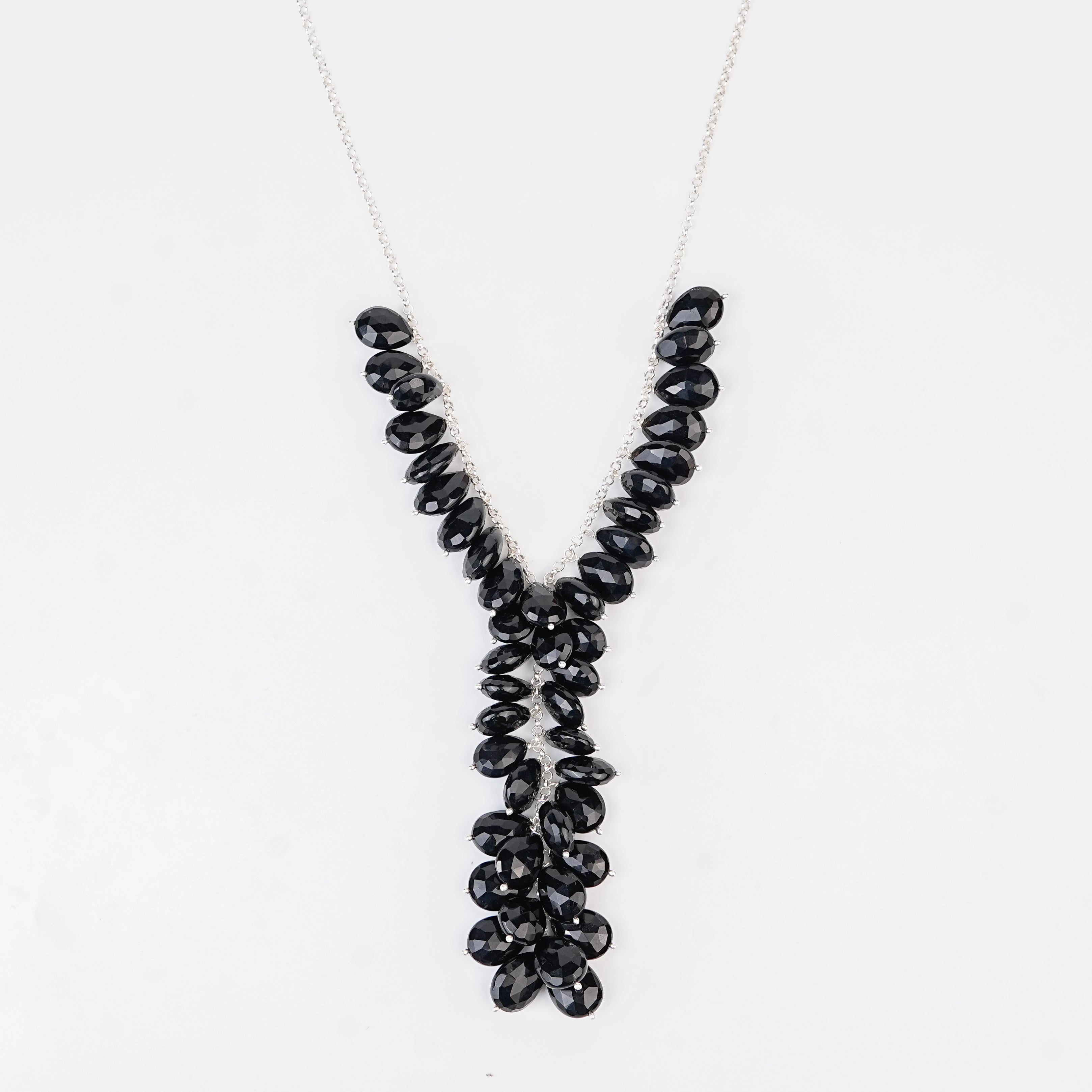 Luxe Necklace - Black Spinel