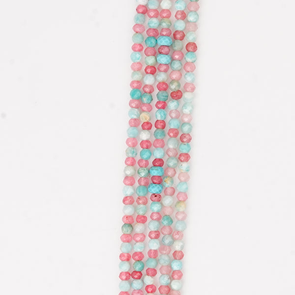Luxe Necklace - Blue and Pink Jade