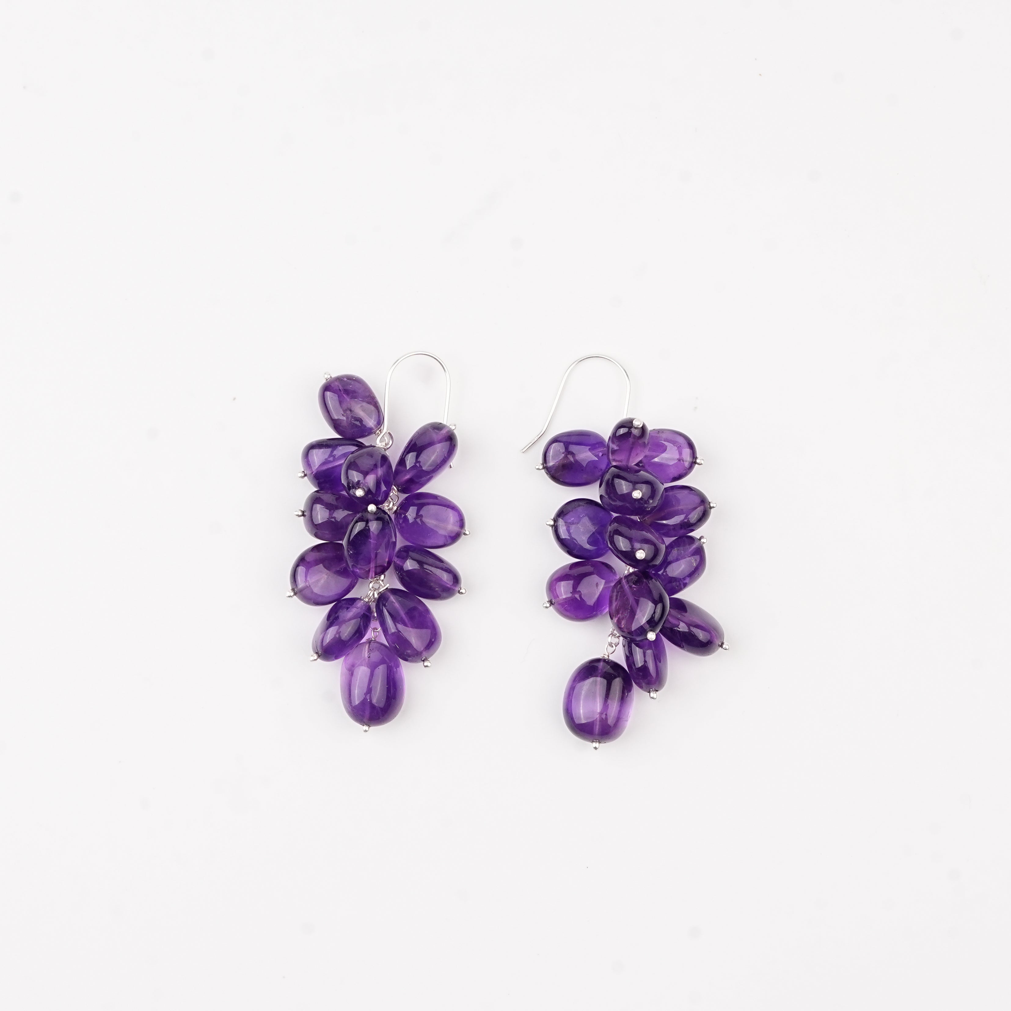 Amethyst Grape Earrings (Project Handmade)