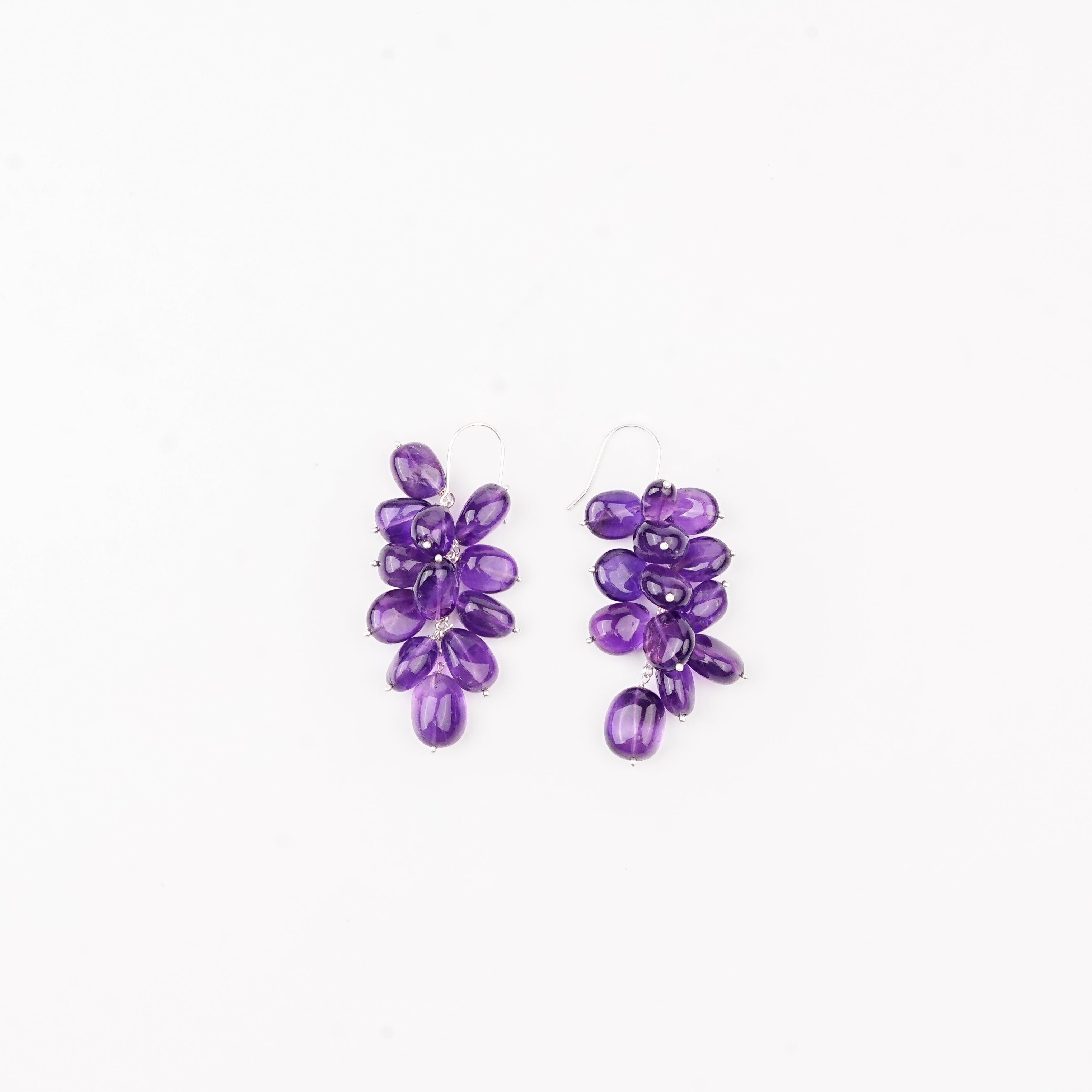 Amethyst Grape Earrings (Project Handmade)