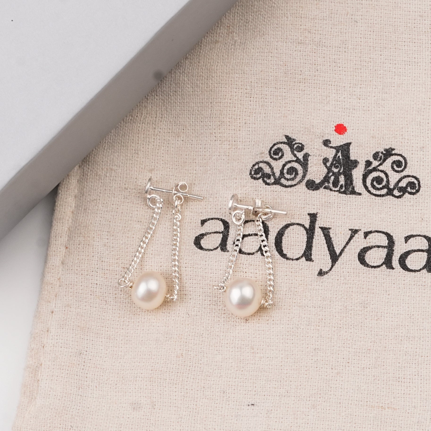 Single Pearl Earrings (Project Handmade)