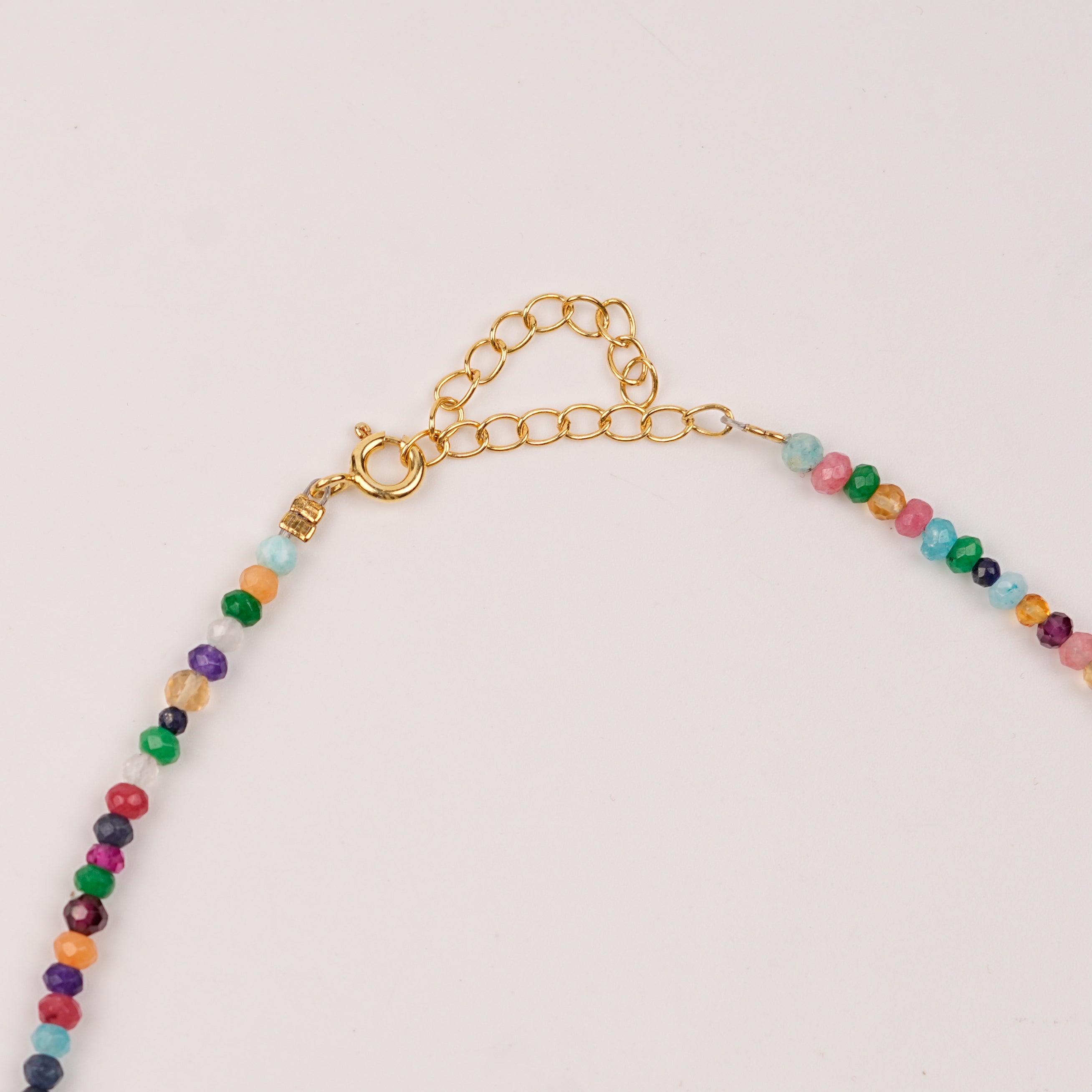 Silver Handmade Charm Necklace | 22K Gold-Plated