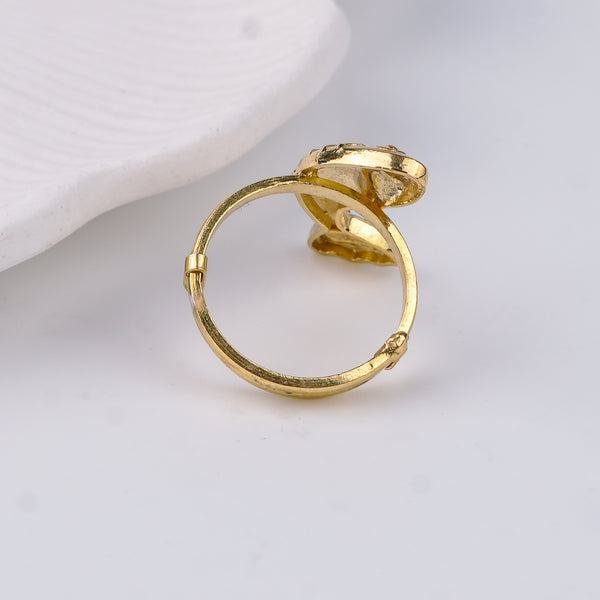 Silver Matsya Ring | 22K Gold-Plated