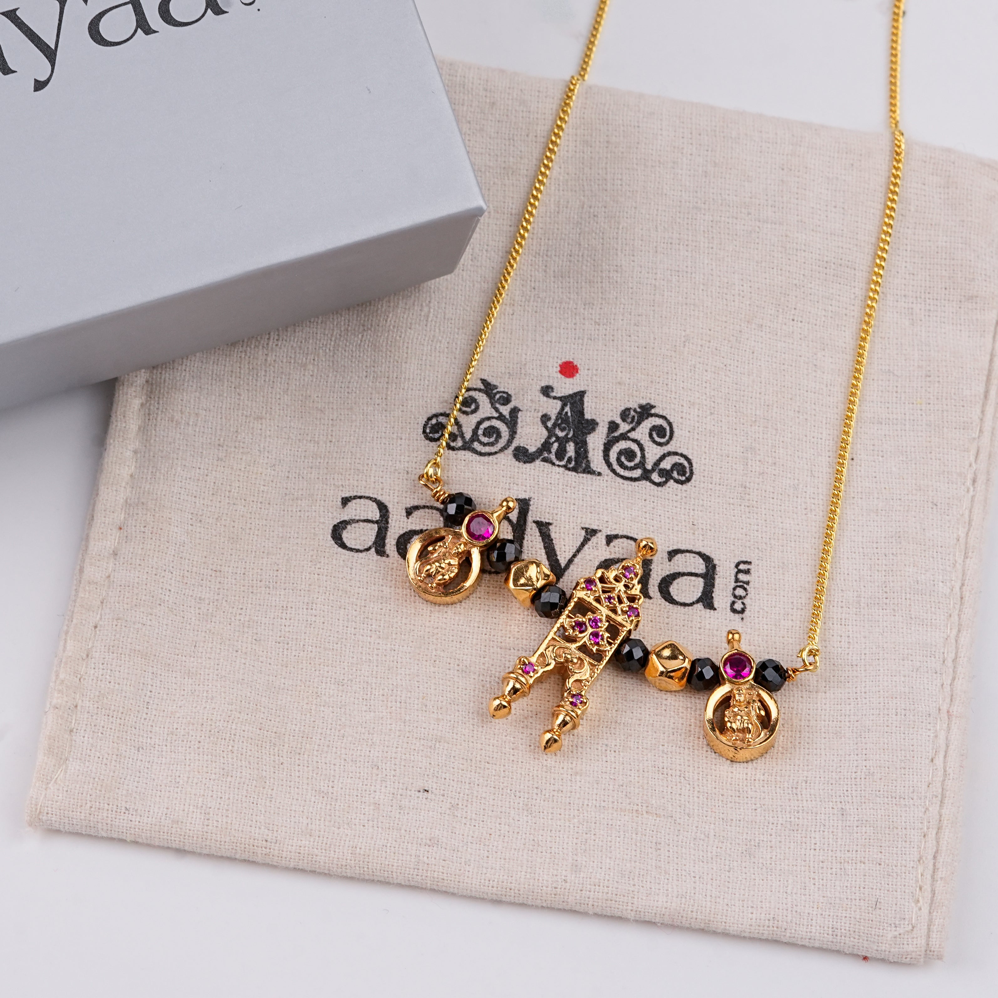 Silver Taali Mangalsutra | 22K Gold-Plated