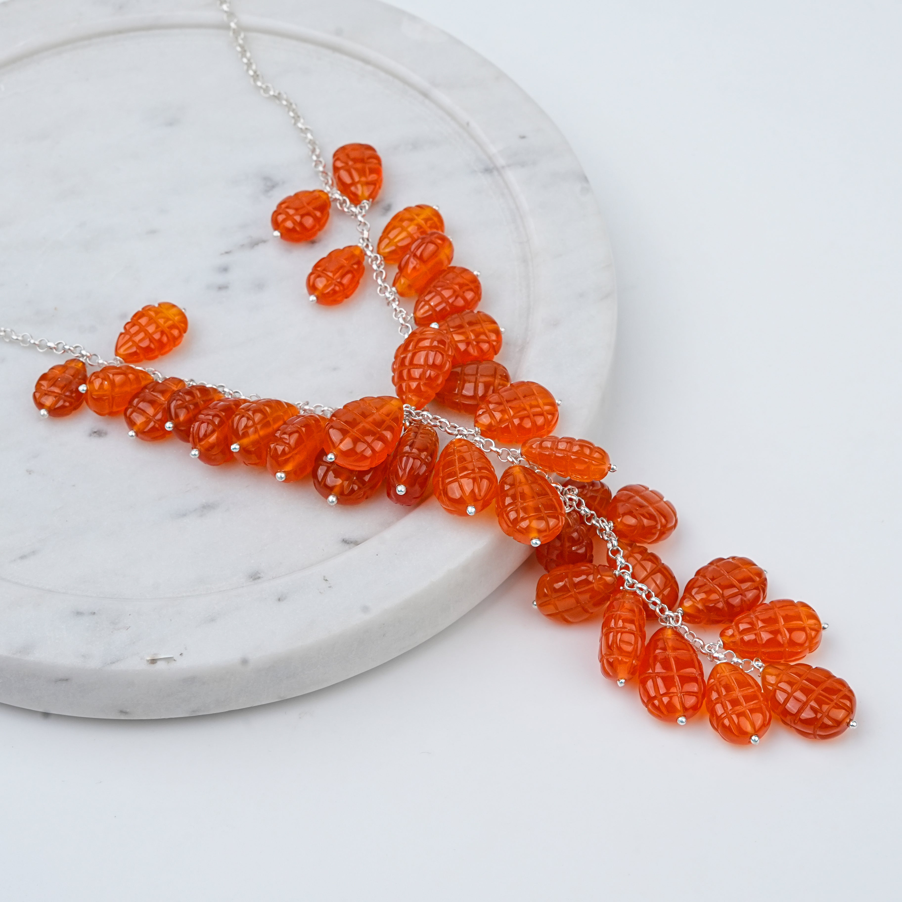 Luxe Necklace - Carnelian