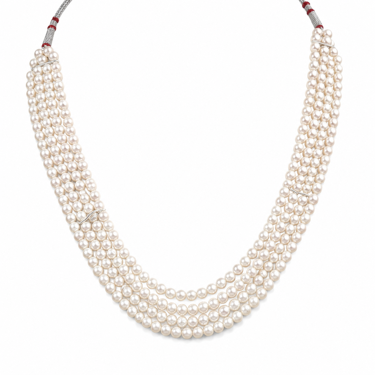 Four Layer Pearl Choker