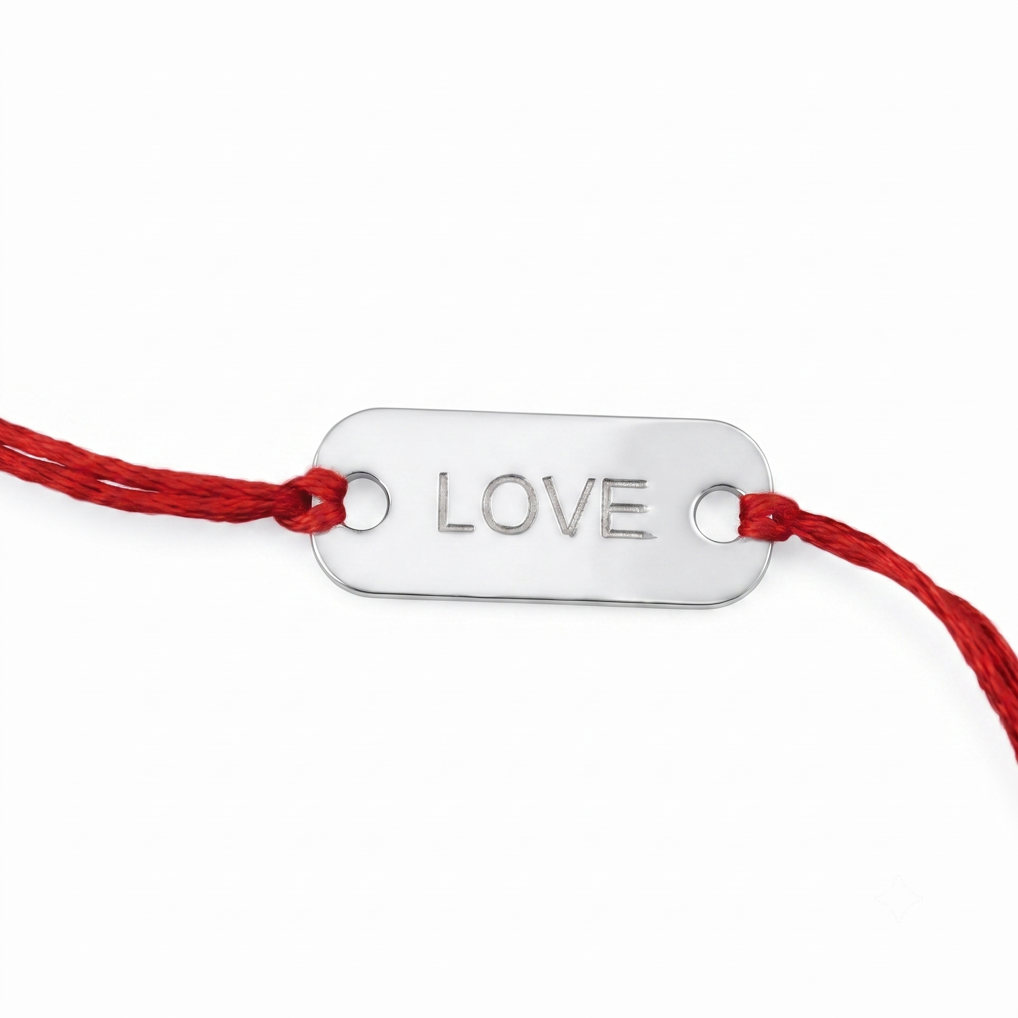 Silver LOVE Rakhi