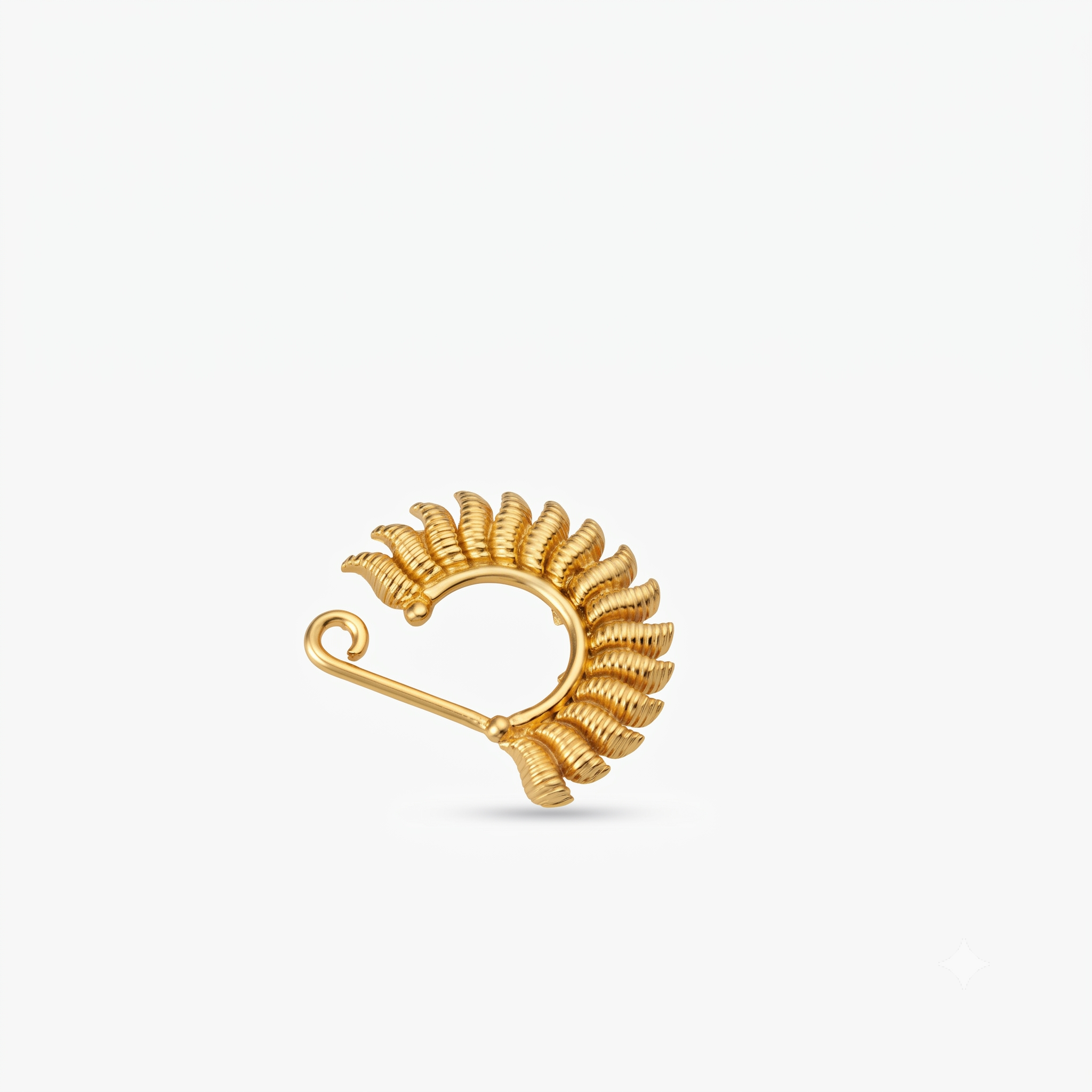 Silver Surya Nath Gold Plated (Left, Clip on)