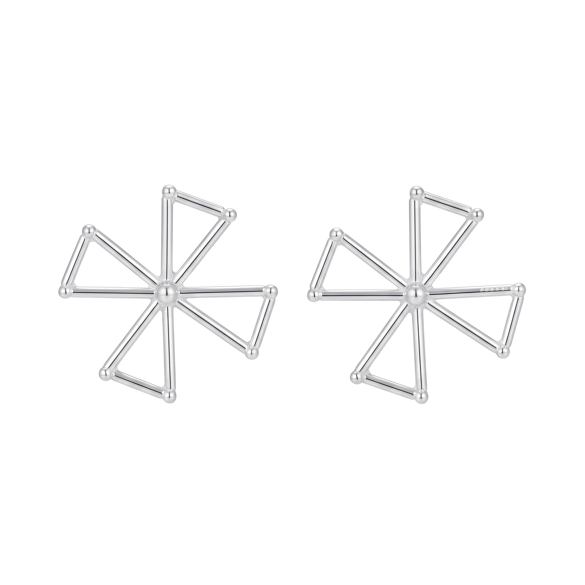 Handmade Pinwheel Earring (Plain)