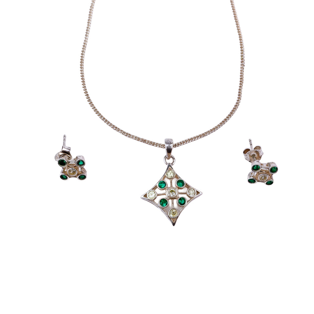 Silver Lush Twinkle Set (without chain)