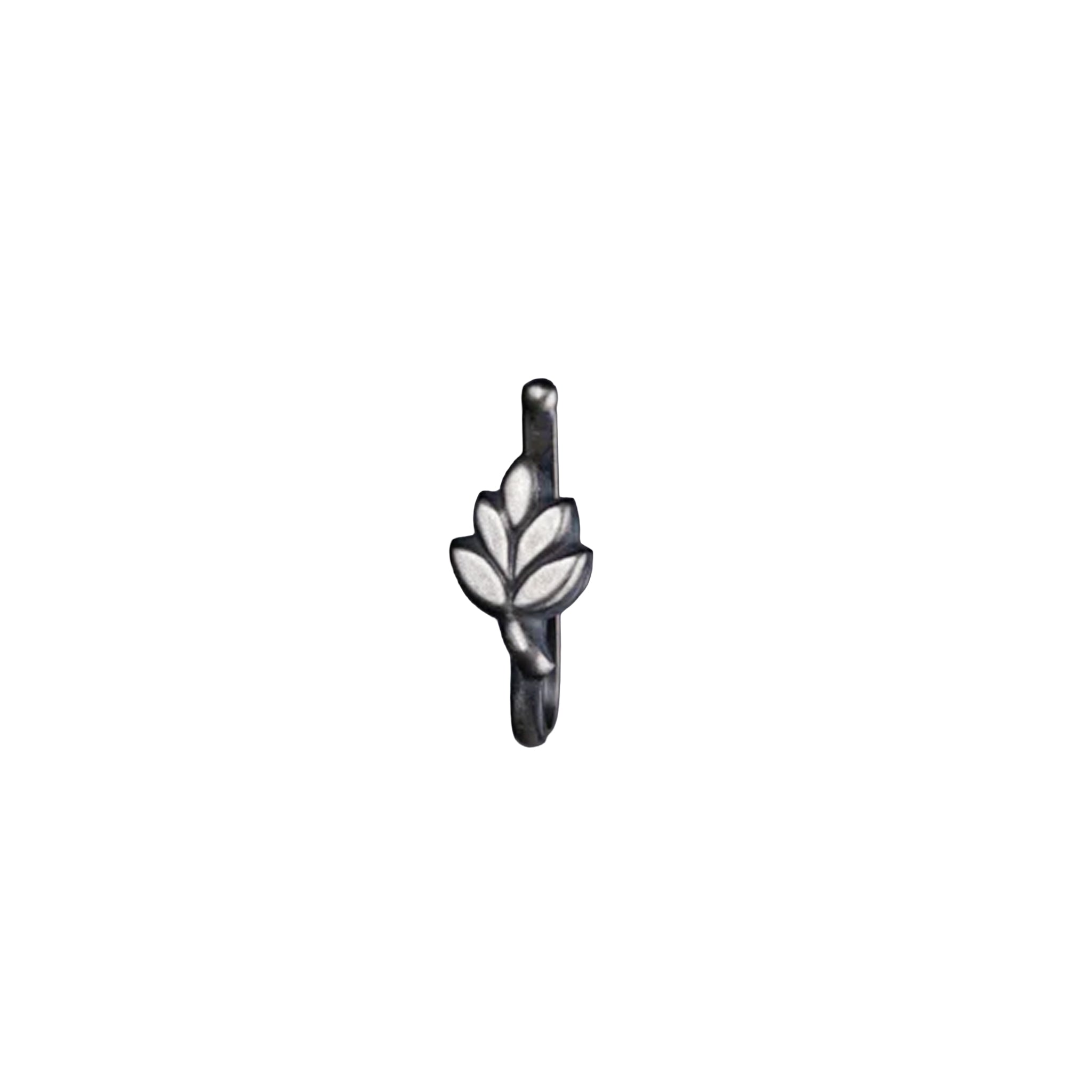 Silver Leaf Nose pin (Clip on)