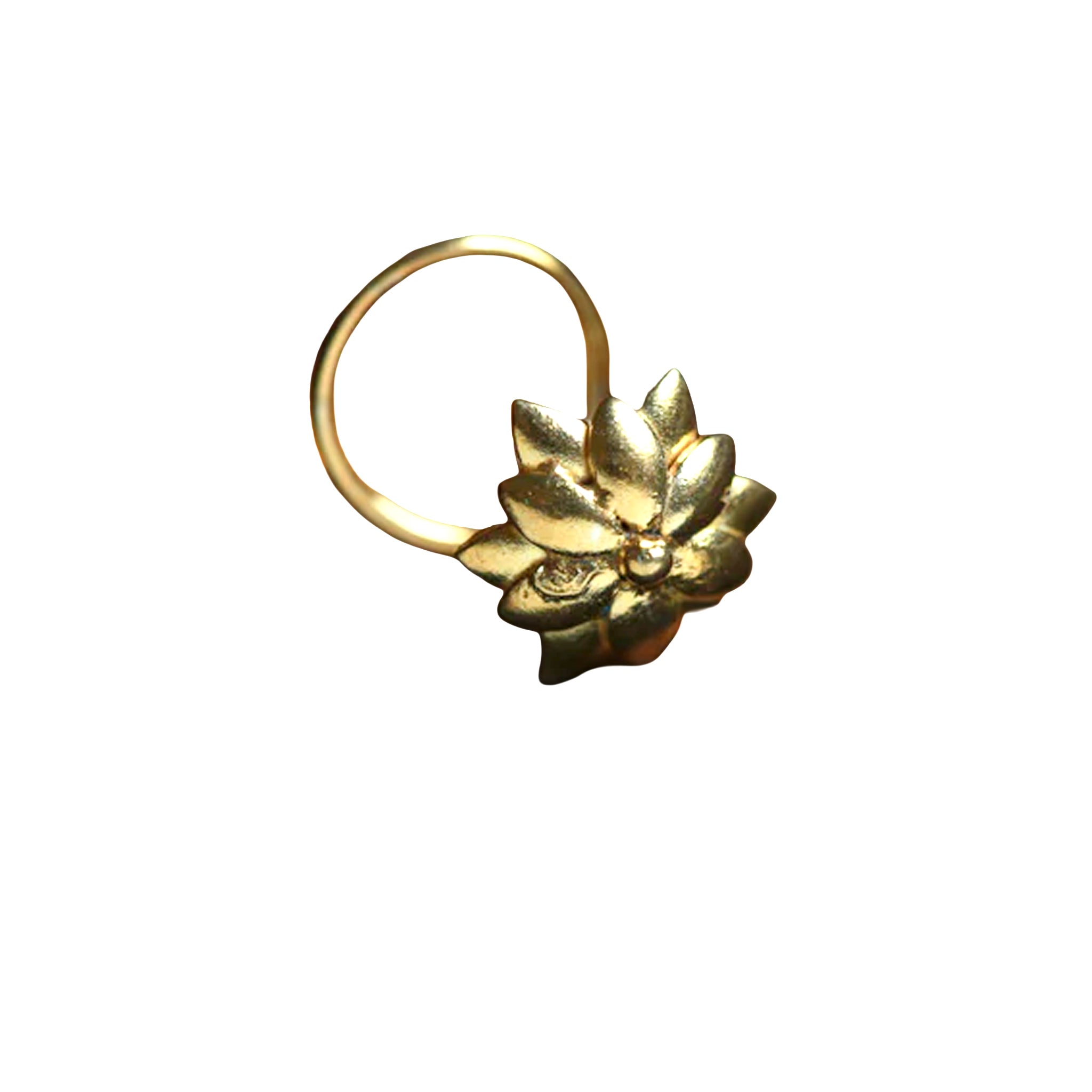 Shevanti Nose pin (Gold Plated, Pierced)