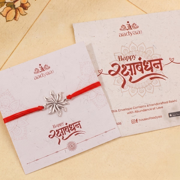 Handmade Silver Rakhi: Prajakta