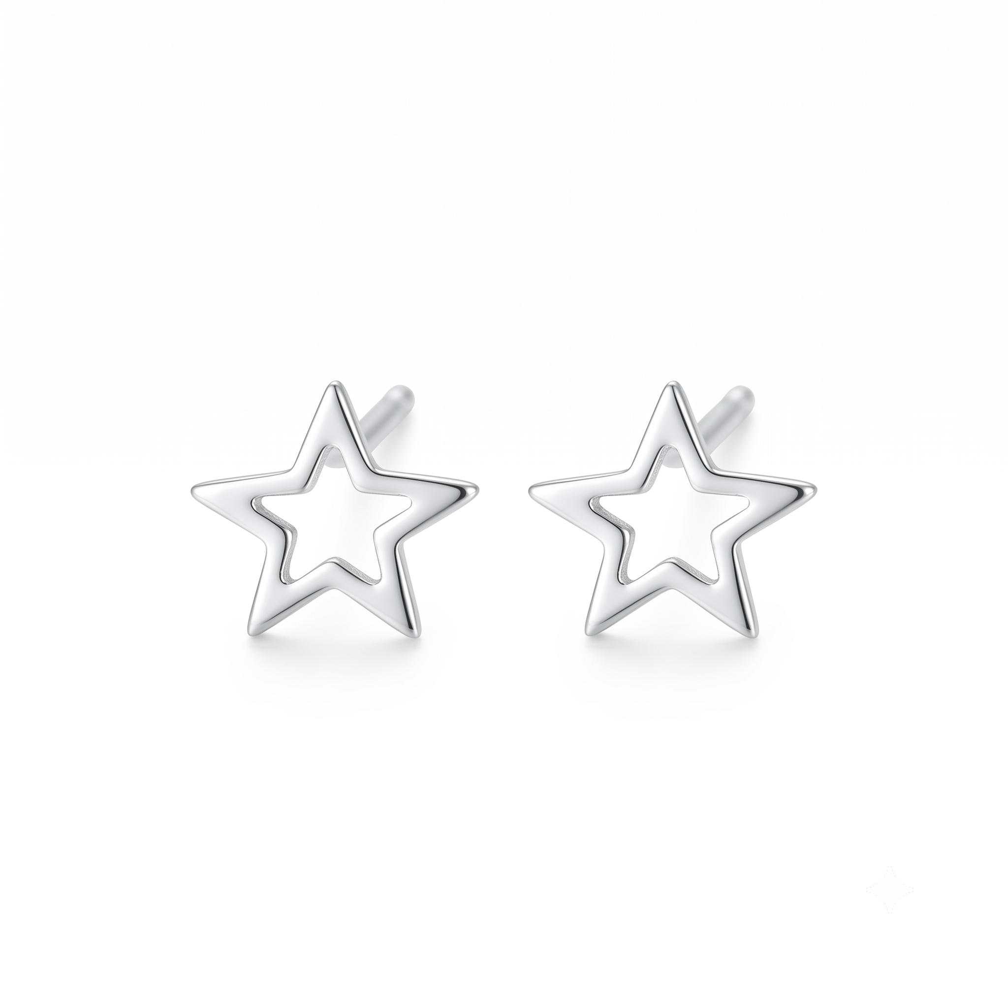 Tiny Silver Star Studs | 92.5 Silver