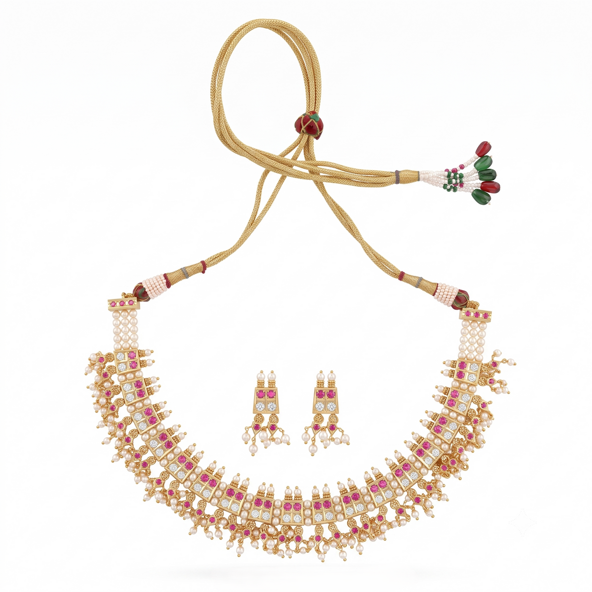 22K Gold Plated Fashion Chinchpeti