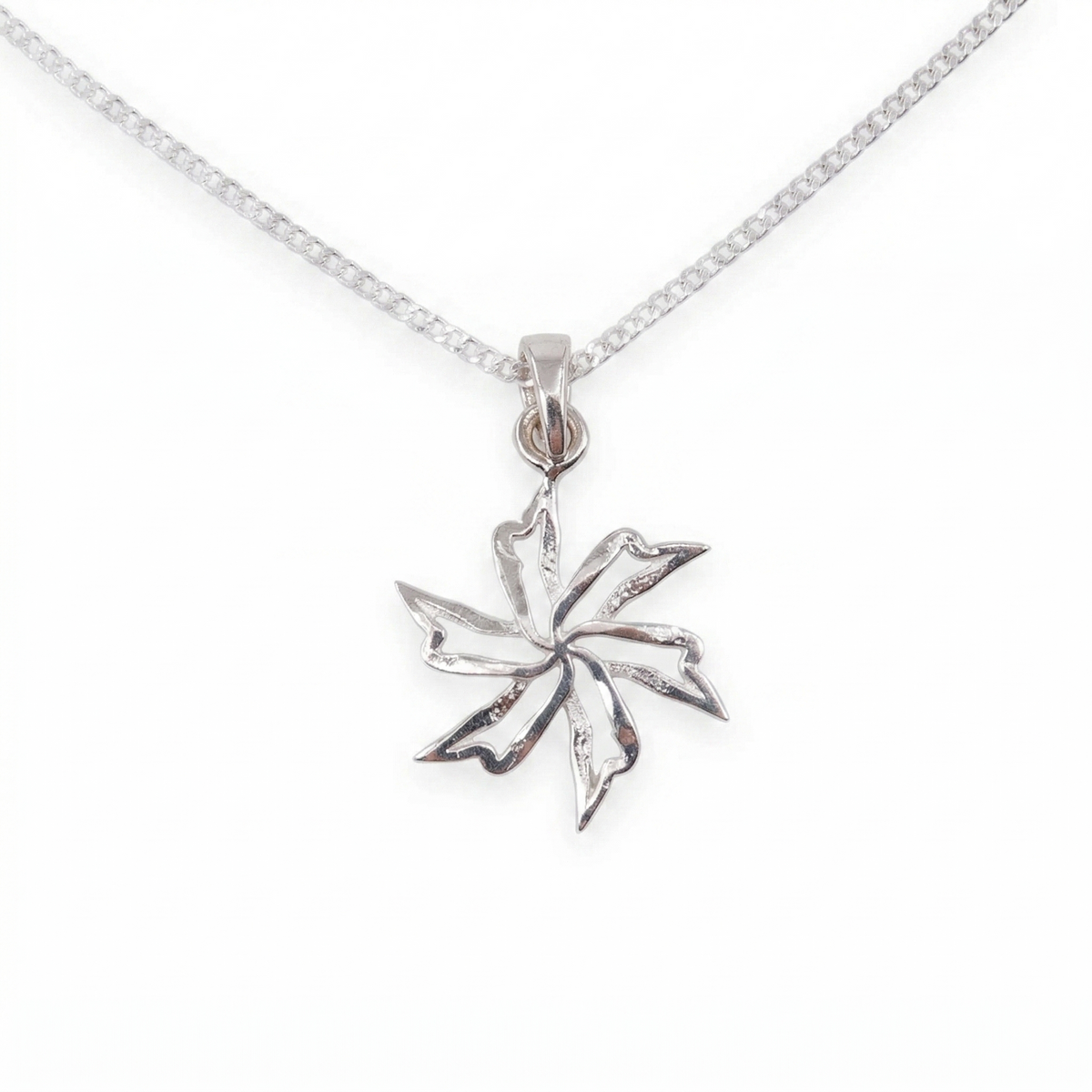 Prajakta Charm Necklace - Handcrafted Silver Jewelry | House of Aadyaa
