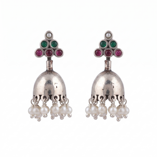 Pyramid Jhumki Bugadi (Pierced)