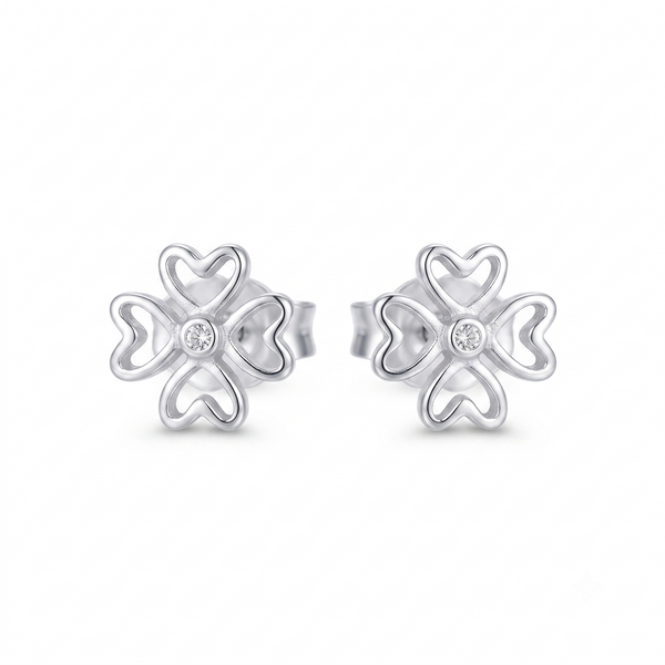 Silver Love Earring