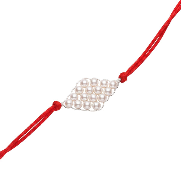 Handmade Pearl Rakhi