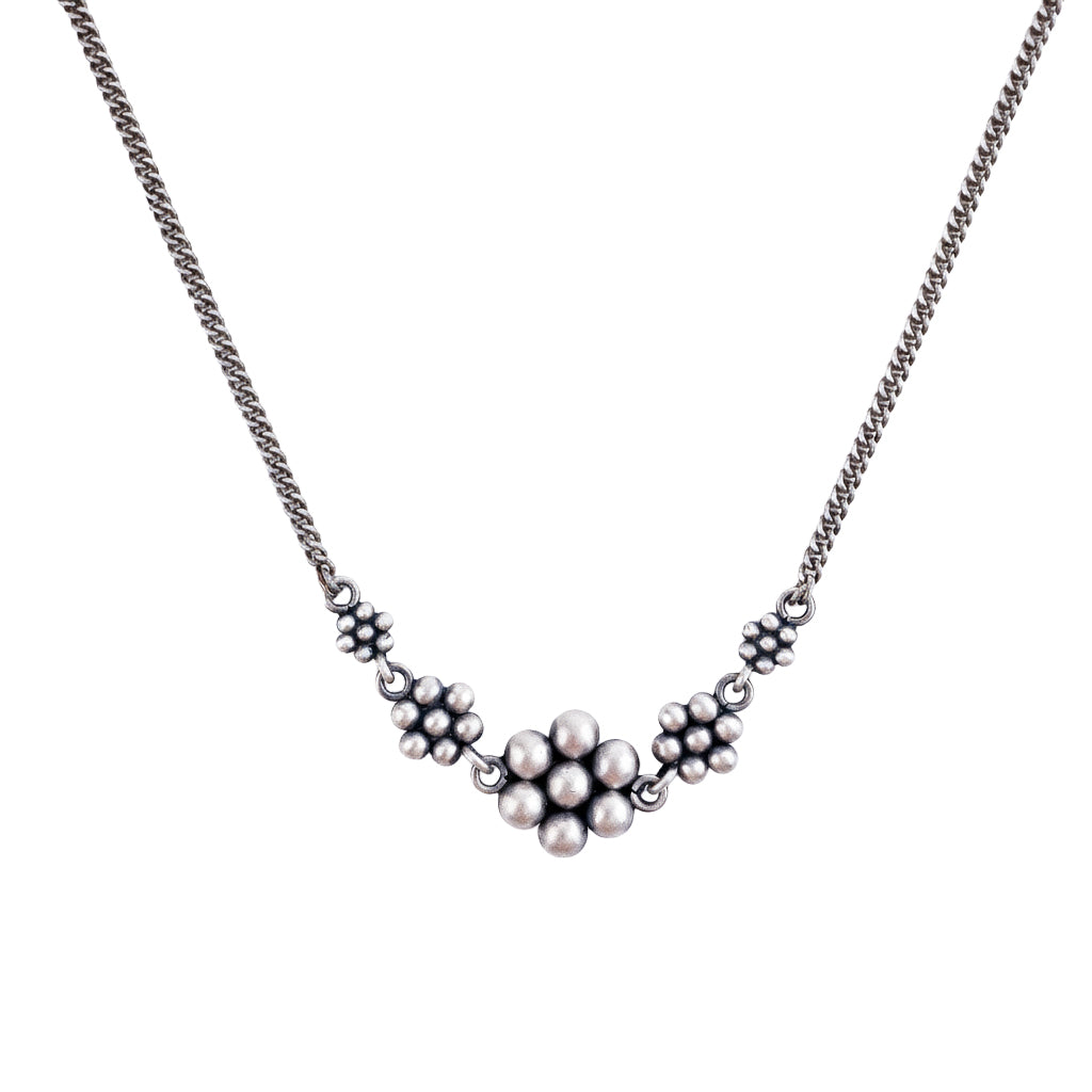 Silver 5 kudi choker in 92.5 sterling silver