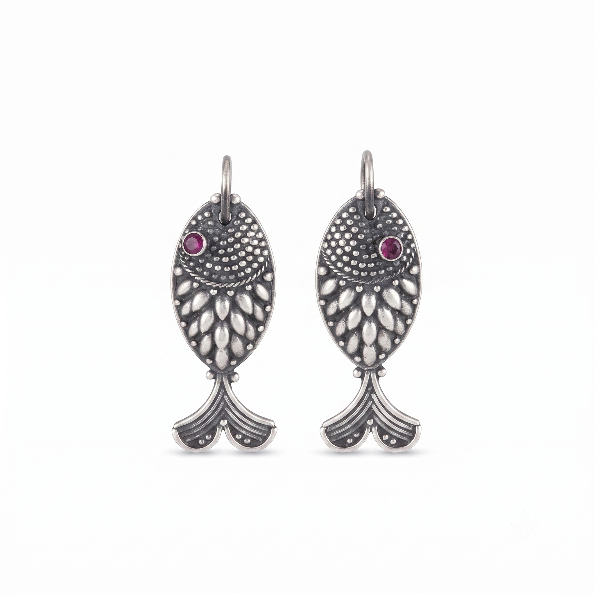 Fish Earrings: Hook Style