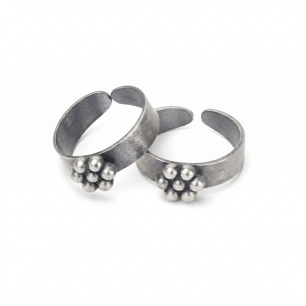Large Base Kudi Toe Ring: Small