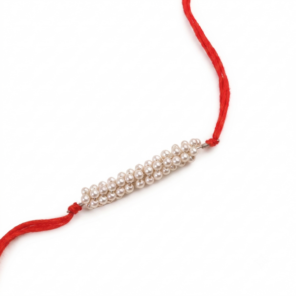 Handmade Pearl Rakhi