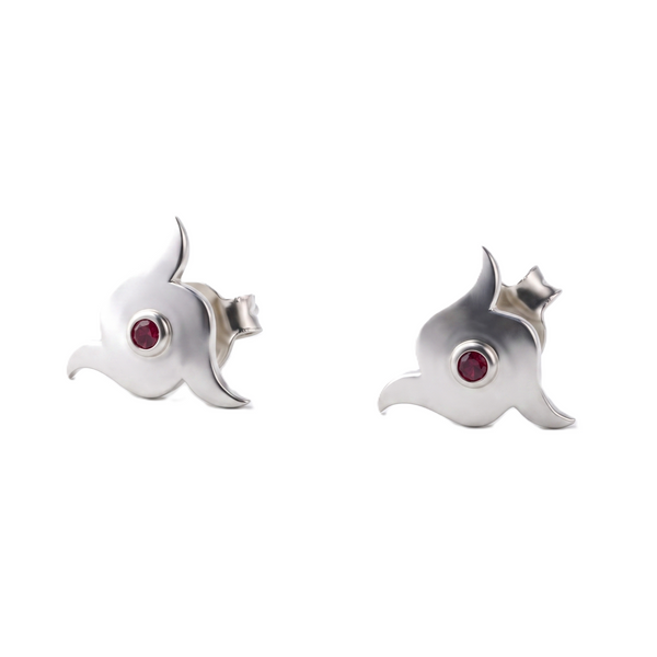 Silver Nakshatra Studs