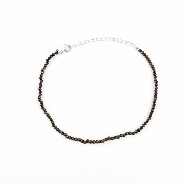 Plain Pyrite Anklet