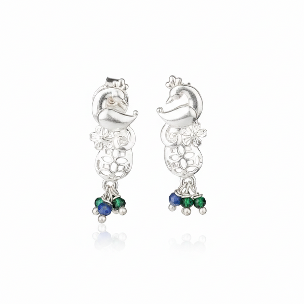 Peacock Feather Earrings
