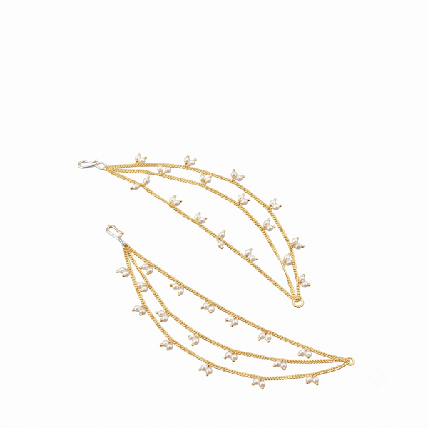 Silver Vel (Earrings Extension) Gold Plated