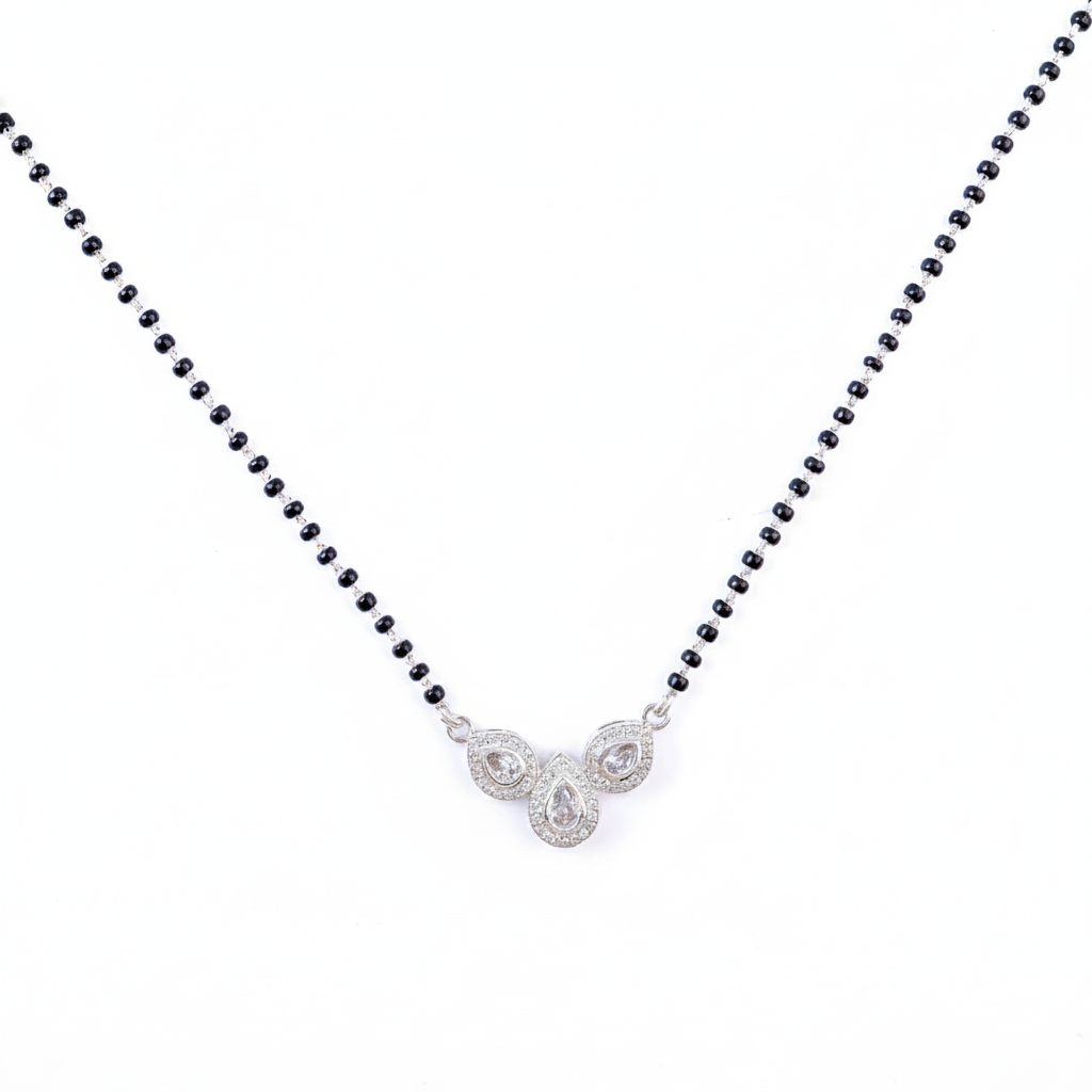 CZ Petal Mangalsutra