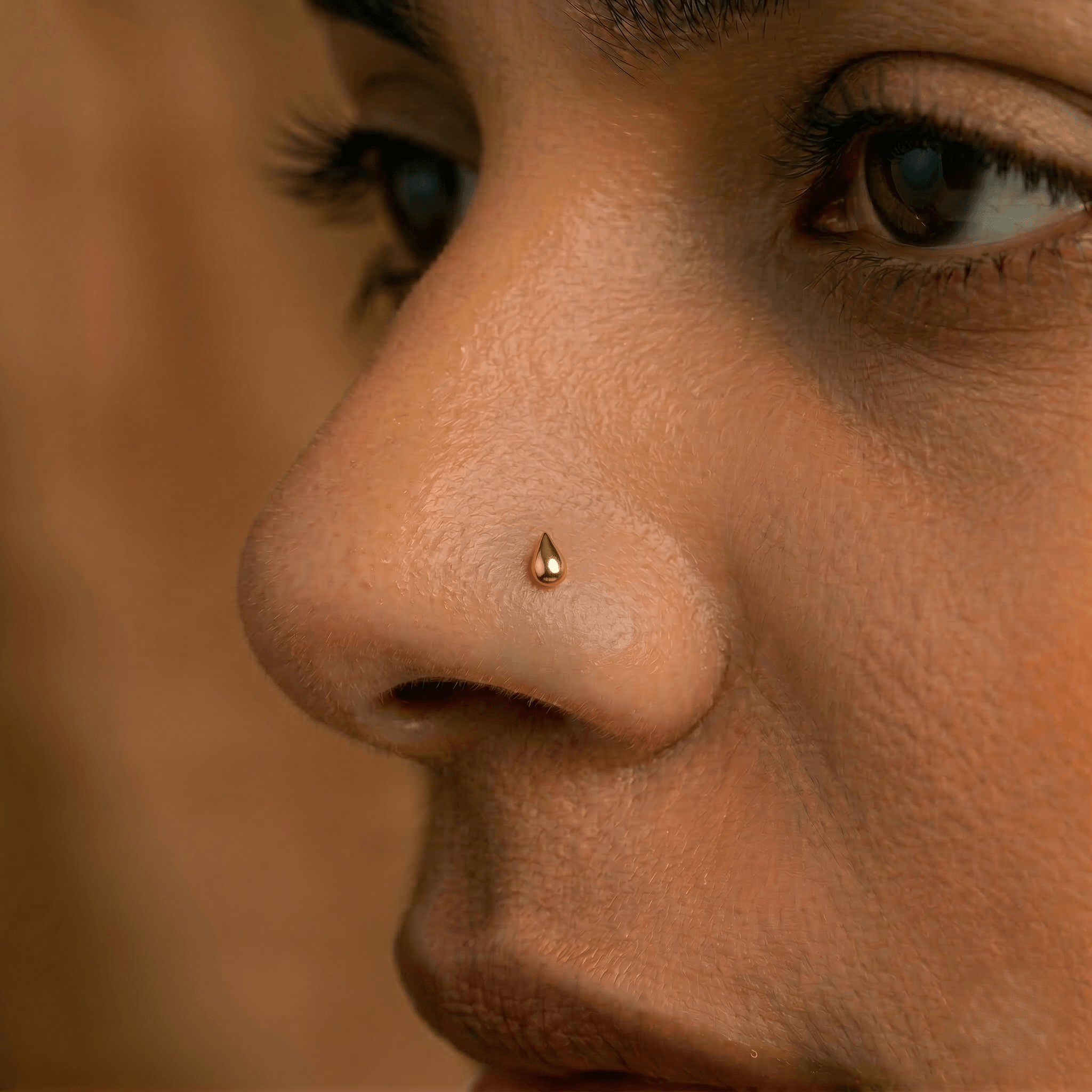Pierced nose jewelry