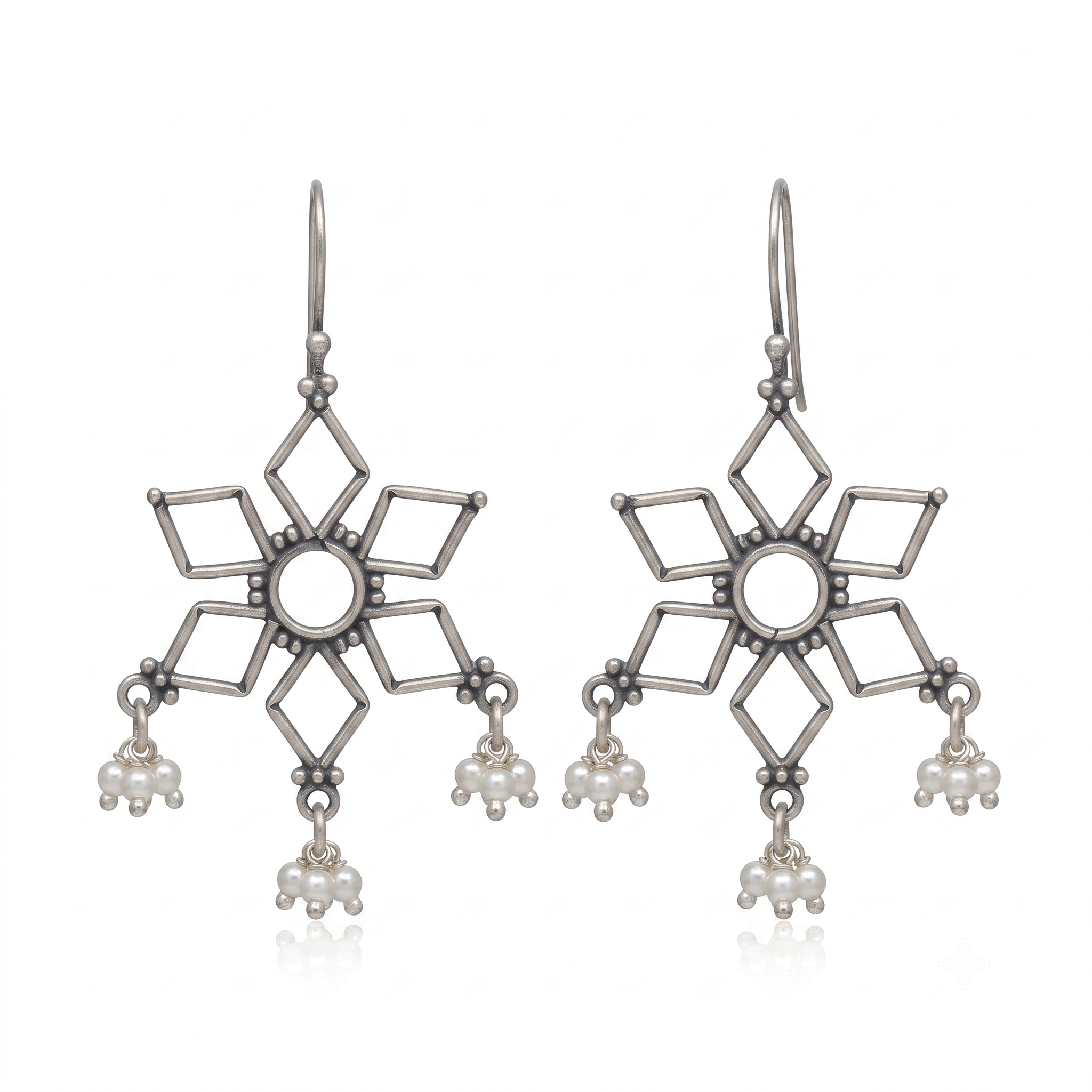 Filigree Earrings: Hook Style